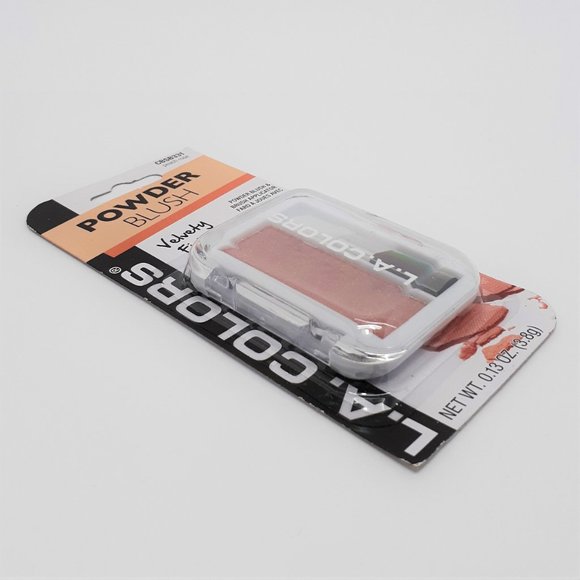 L.A. COLORS POWDER BLUSH AND BRUSH - PEACH ROSE - Picture 2 of 4